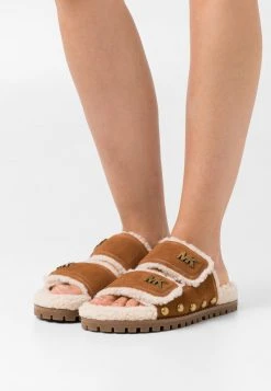 MICHAEL Michael Kors Damen STARK SLIDE - Pantolette Flach - Luggage