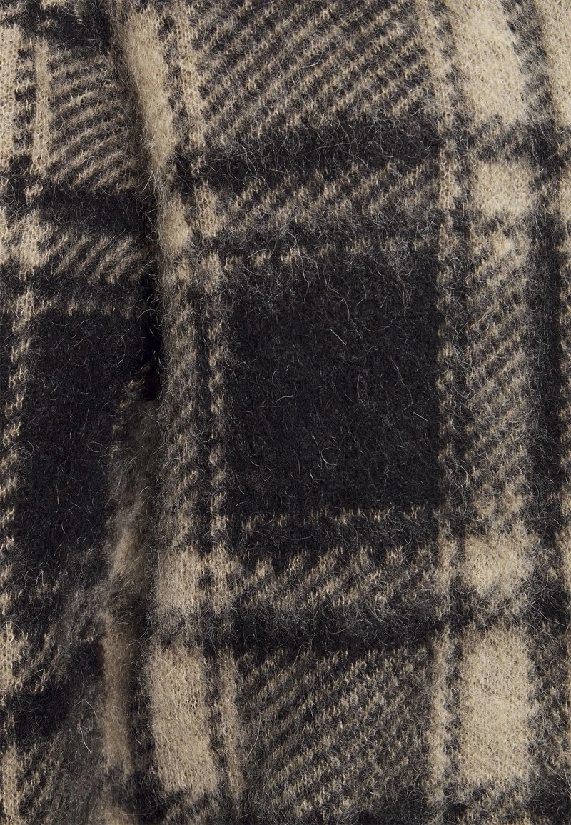 MICHAEL Michael Kors Damen BRUSHED PLAID CROP - Strickpullover - Khaki 5 MICHAEL Michael Kors Damen BRUSHED PLAID CROP - Strickpullover - Khaki – Bild 3