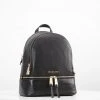 MICHAEL Michael Kors Damen RHEA ZIP BACKPACK SMALL - Tagesrucksack - Black -Michael Kors Verkäufe 941b0383ae0947628b8bbe59f91ad818