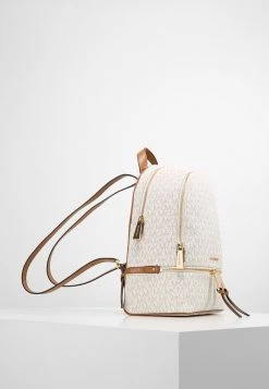 MICHAEL Michael Kors Damen RHEA ZIP BACK PACK - Tagesrucksack - Vanilla -Michael Kors Verkäufe 94a44388308843f0919b40c1742912c0