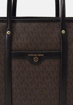 MICHAEL Michael Kors Damen BECK TOTE - Handtasche - Brown/black -Michael Kors Verkäufe 94f050f85be7481e8e67c3aa2d5e4a86