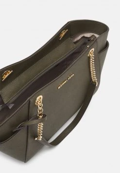 MICHAEL Michael Kors Damen JET TRAVEL CHAIN TOTE - Handtasche - Olive 8 MICHAEL Michael Kors Damen JET TRAVEL CHAIN TOTE - Handtasche - Olive -Michael Kors Verkäufe 954181638f7e421181c9f258b62673e3