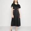 MICHAEL Michael Kors Damen CUT OUT MIDI DRESS - Cocktailkleid/festliches Kleid - Black -Michael Kors Verkäufe 97f0b84dfd5c4747a705241b6a5febca