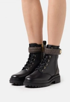 MICHAEL Michael Kors Damen STARK BOOTIE - Schnürstiefelette - Black/brown