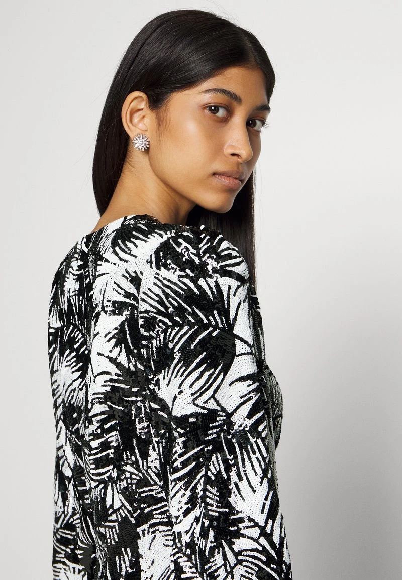 MICHAEL Michael Kors Damen PALM SEQUIN DRESS - Cocktailkleid/festliches Kleid - Black 6 MICHAEL Michael Kors Damen PALM SEQUIN DRESS - Cocktailkleid/festliches Kleid - Black – Bild 4