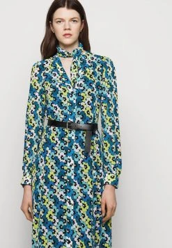 MICHAEL Michael Kors Damen FLORAL KATE - Blusenkleid - Limeade -Michael Kors Verkäufe 98d2ca1370b244faa99e6277bbaaf0d2