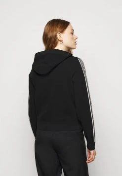 MICHAEL Michael Kors Damen LOGO ZIP HOODIE - Strickjacke - Black -Michael Kors Verkäufe 990b4f6497924fac946fac7a920e8f97