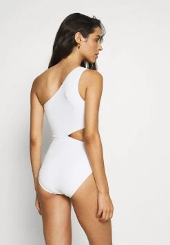 MICHAEL Michael Kors Damen DECADENT TEXTURE LOGO RING ONE PIECE - Badeanzug - White -Michael Kors Verkäufe 997a839375f940f992be8eda0c3db548