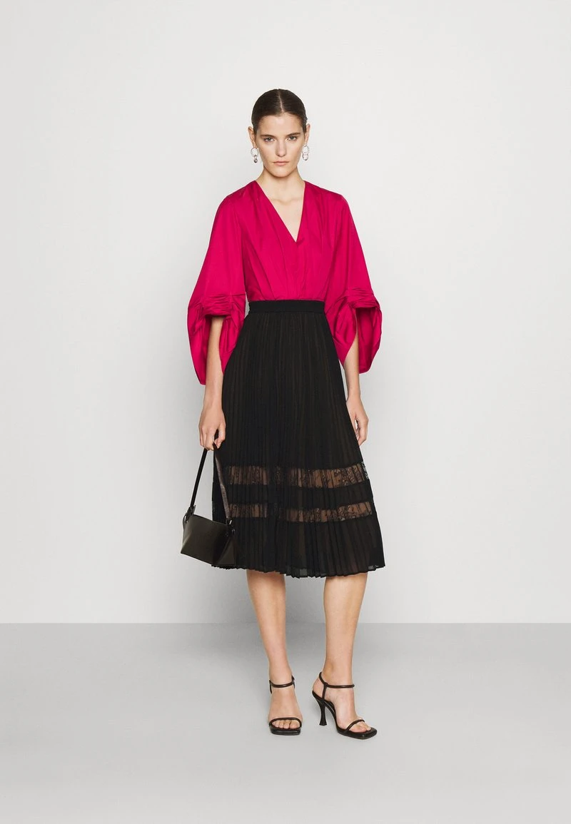 MICHAEL Michael Kors Damen MIDI SKIRT - Faltenrock - Black 4 MICHAEL Michael Kors Damen MIDI SKIRT - Faltenrock - Black – Bild 2