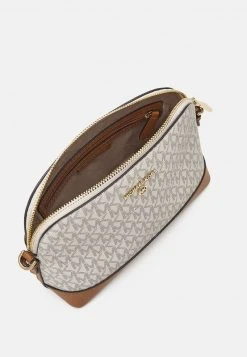 MICHAEL Michael Kors Damen JET CHARM DOME - Umhängetasche - Vanilla/acorn -Michael Kors Verkäufe 9c0d9c9bae5d4f18abdc320cd5b88c24