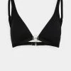 MICHAEL Michael Kors Damen ICONIC SOLIDS TRIANGLE - Bikini-Top - Black