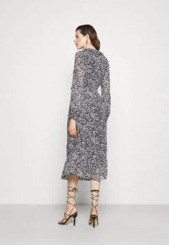 MICHAEL Michael Kors Damen BICOLOR HIPPIE WRAP - Maxikleid - Black/white -Michael Kors Verkäufe 9d1357ceff86436eabf8c57c490eed5b