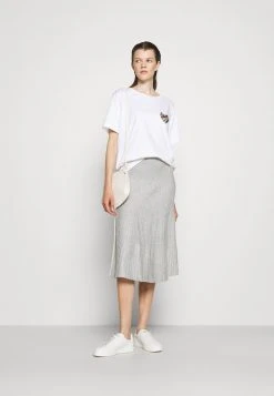 MICHAEL Michael Kors Damen LOGO TAPE MIDI SKIRT - A-Linien-Rock - Pearl Heather 8 MICHAEL Michael Kors Damen LOGO TAPE MIDI SKIRT - A-Linien-Rock - Pearl Heather -Michael Kors Verkäufe 9e63f437f90a4db8ae17c435edd4d202