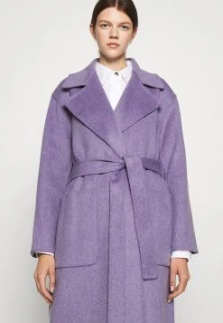 MICHAEL Michael Kors Damen DOUBLEFACE ROBE COAT - Klassischer Mantel - Lavender -Michael Kors Verkäufe 9e8ca4c379ef4668bb271fe43f5f0b06
