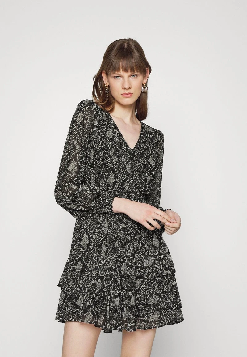 MICHAEL Michael Kors Damen SOFTH PYTHON SMOCK - Freizeitkleid - Black 3 MICHAEL Michael Kors Damen SOFTH PYTHON SMOCK - Freizeitkleid - Black