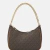 MICHAEL Michael Kors Damen JET SET CHARM CHAIN POUCHETTE - Handtasche - Brown/acorn -Michael Kors Verkäufe a17a21ed21a54638b89549c968752b24