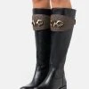 MICHAEL Michael Kors Damen IZZY BOOT - Stiefel - Black/brown -Michael Kors Verkäufe a42f4fd3163b456ea40a42650885ec10