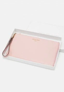 MICHAEL Michael Kors Damen JET CHARM WRISTLET - Clutch - Smokey Rose -Michael Kors Verkäufe a5aba2aaf6374b938496c534d4abf01e
