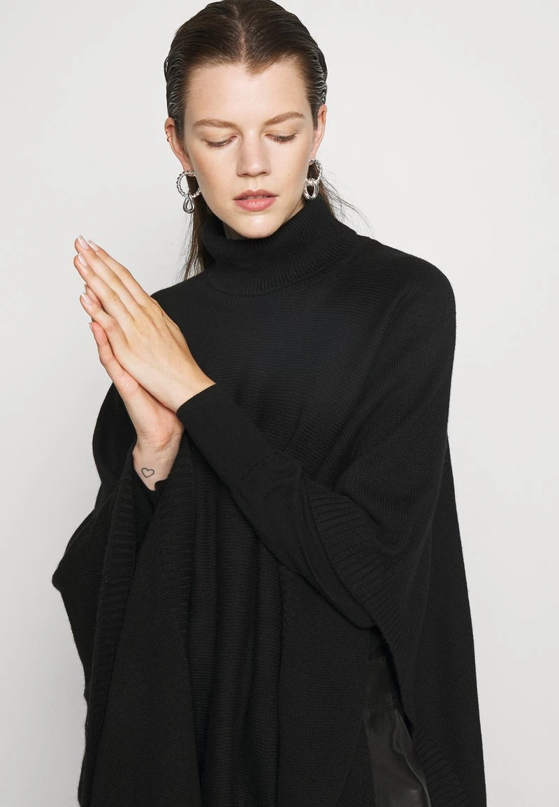 ASYM PONCHO - Cape - black MICHAEL Michael Kors Damen ASYM PONCHO - Cape - Black -Michael Kors Verkäufe a5d82e40653d4fe6a3ded836a73241f0