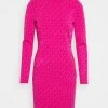 MICHAEL Michael Kors Damen MEGA DOT MOCK NECK DRESS - Strickkleid - Wild Berry