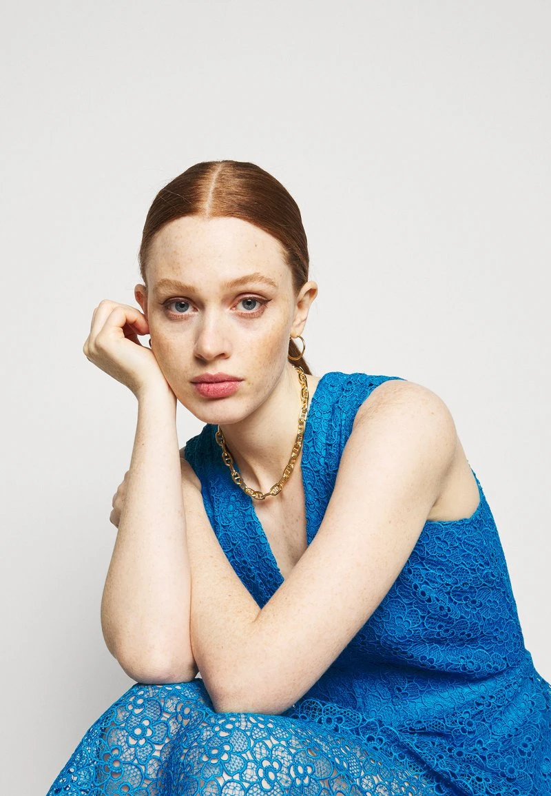 MICHAEL Michael Kors Damen MIDI DRESS - Cocktailkleid/festliches Kleid - Bright Cyan Blue 6 MICHAEL Michael Kors Damen MIDI DRESS - Cocktailkleid/festliches Kleid - Bright Cyan Blue – Bild 4