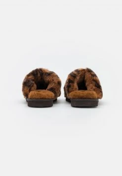 MICHAEL Michael Kors Damen JANIS SLIPPER - Hausschuh - Luggage -Michael Kors Verkäufe a9d3ceeaa0bc4eef80791d7c53578cb7