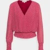 MICHAEL Michael Kors Damen Bluse - Crimson