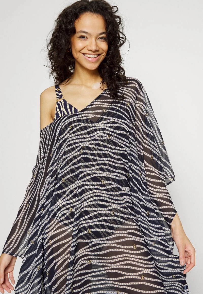 DIAGONAL BELT V NECK CAFTAN - Strandaccessoire - navy MICHAEL Michael Kors Damen DIAGONAL BELT V NECK CAFTAN - Strandaccessoire - Navy -Michael Kors Verkäufe aaedfcde76a4408f838ff87eae223752