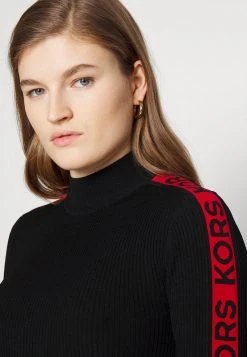 MICHAEL Michael Kors Damen TAPE BODYSUIT - Langarmshirt - Black -Michael Kors Verkäufe abec419662634503b6078498695fb759