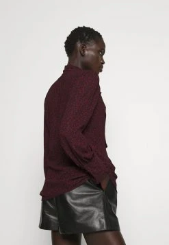 MICHAEL Michael Kors Damen CHEETAH TIE - Bluse - Dark Ruby -Michael Kors Verkäufe acafce2217f54709a5d65fbaa456513b