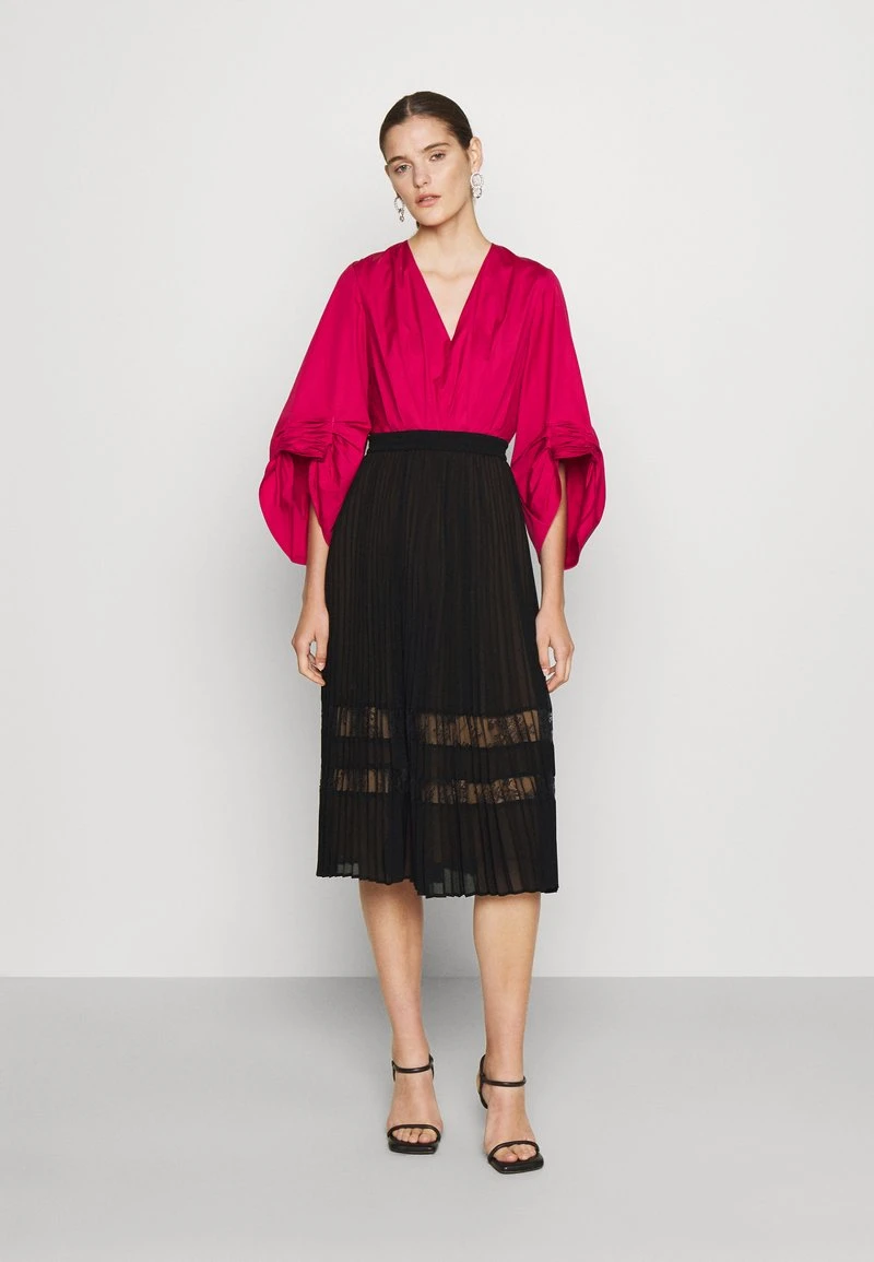 MICHAEL Michael Kors Damen MIDI SKIRT - Faltenrock - Black 6 MICHAEL Michael Kors Damen MIDI SKIRT - Faltenrock - Black – Bild 4