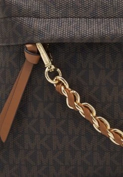 MICHAEL Michael Kors Damen SLATER BACKPACK - Tagesrucksack - Brown/acorn -Michael Kors Verkäufe ad50c52b5ce34fae83fdaa9851b6f6ed