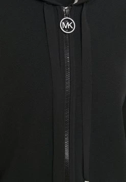MICHAEL Michael Kors Damen LOGO ZIP HOODIE - Strickjacke - Black -Michael Kors Verkäufe ae8297713b43437493f77e8fc0b291e6