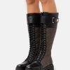 MICHAEL Michael Kors Damen STARK BOOT - Schnürstiefel - Black/brown