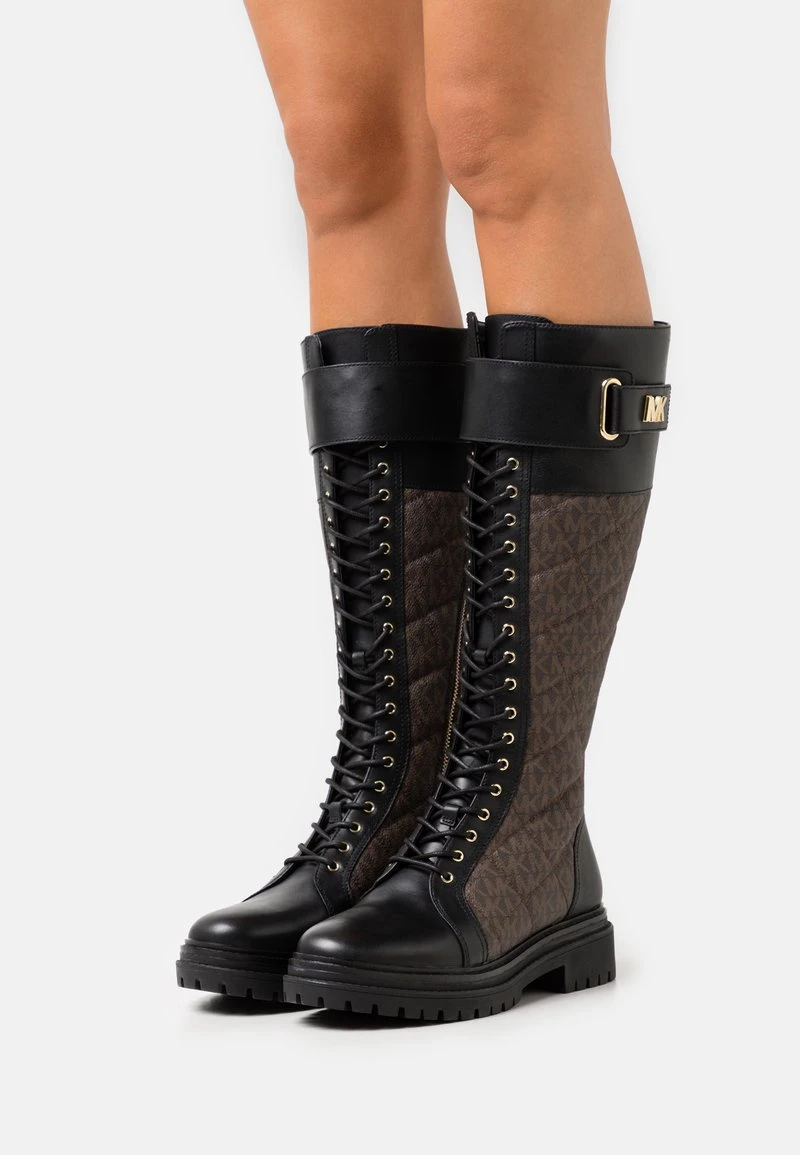 MICHAEL Michael Kors Damen STARK BOOT - Schnürstiefel - Black/brown 3 MICHAEL Michael Kors Damen STARK BOOT - Schnürstiefel - Black/brown
