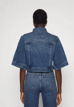 MICHAEL Michael Kors Damen Jeansjacke - Indigo -Michael Kors Verkäufe af81190d410c46dfa883337fd3cdd555