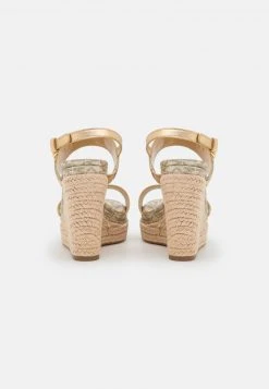 MICHAEL Michael Kors Damen FARRAH WEDGE - Plateausandalette - Pale Gold 5 MICHAEL Michael Kors Damen FARRAH WEDGE - Plateausandalette - Pale Gold -Michael Kors Verkäufe af88f8bc78674e659fa58c90cd27b81c