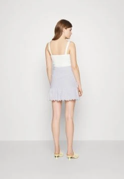MICHAEL Michael Kors Damen PALM EYLT SKIRT - Minirock - White -Michael Kors Verkäufe afaf57d7fbe94c1e8780db4555177df0