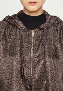 MICHAEL Michael Kors Damen ANORAK - Cape - Chocolate -Michael Kors Verkäufe b012ac0e783c4a0fae266130bc092f7c