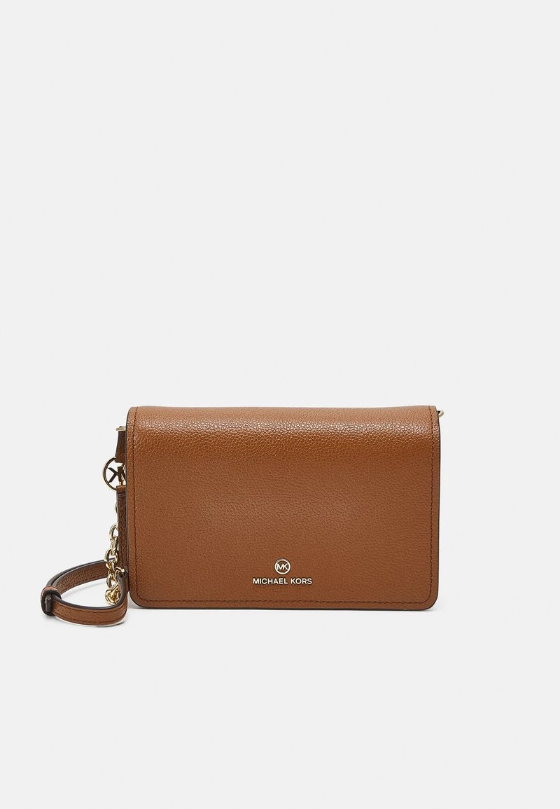 MICHAEL Michael Kors Damen JET CHARM ACCORDIAN FLAP - Umhängetasche - Brown 3 MICHAEL Michael Kors Damen JET CHARM ACCORDIAN FLAP - Umhängetasche - Brown