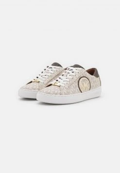 MICHAEL Michael Kors Damen KEATON - Sneaker Low - Vanilla/brown -Michael Kors Verkäufe b2192b17146a422ba99fb6f4a423b8a9