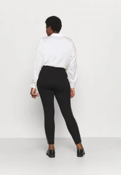 MICHAEL Michael Kors Damen LOGSIDE PANEL LEGGING - Leggings - Hosen - Black -Michael Kors Verkäufe b27e60a847a14d91b105755a2421c285