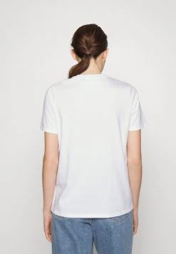 MICHAEL Michael Kors Damen CIRCLE LOGO TEE - T-Shirt Print - White -Michael Kors Verkäufe b3c786b9bad9485f94c09c2030ee34b2