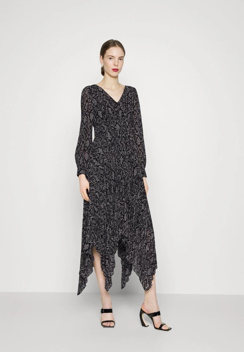 MICHAEL Michael Kors Damen SOFT PYTHON DRESS - Cocktailkleid/festliches Kleid - Black 3 MICHAEL Michael Kors Damen SOFT PYTHON DRESS - Cocktailkleid/festliches Kleid - Black