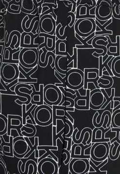 MICHAEL Michael Kors Damen LOGO PULL ON PANT - Jogginghose - Black/white -Michael Kors Verkäufe b51ac9cae5dc4141bfc3850881f4cc27