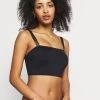MICHAEL Michael Kors Damen LOGO SOLIDS BRALETTE - Bikini-Top - Black -Michael Kors Verkäufe b57e640a9f024e0db9a9ffce3cdb3d04