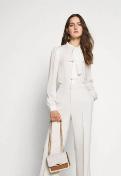 MICHAEL Michael Kors Damen JADE XS GUSSET CROSSBODY - Umhängetasche - Vanilla