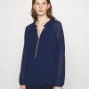 MICHAEL Michael Kors Damen SOLID CHAIN - Bluse - Navy