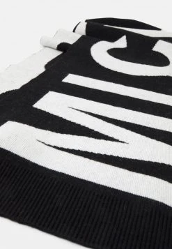 MICHAEL Michael Kors Damen BOLD LOGO SCARF - Schal - Black/white -Michael Kors Verkäufe b7d6bac0c5e247d4b1795a4aef73e4f4