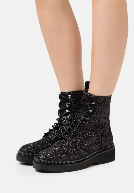 MICHAEL Michael Kors Damen HASKELL BOOTIE - Schnürstiefelette - Black -Michael Kors Verkäufe b884ba6ae15a4b7584a3ce23653161ea